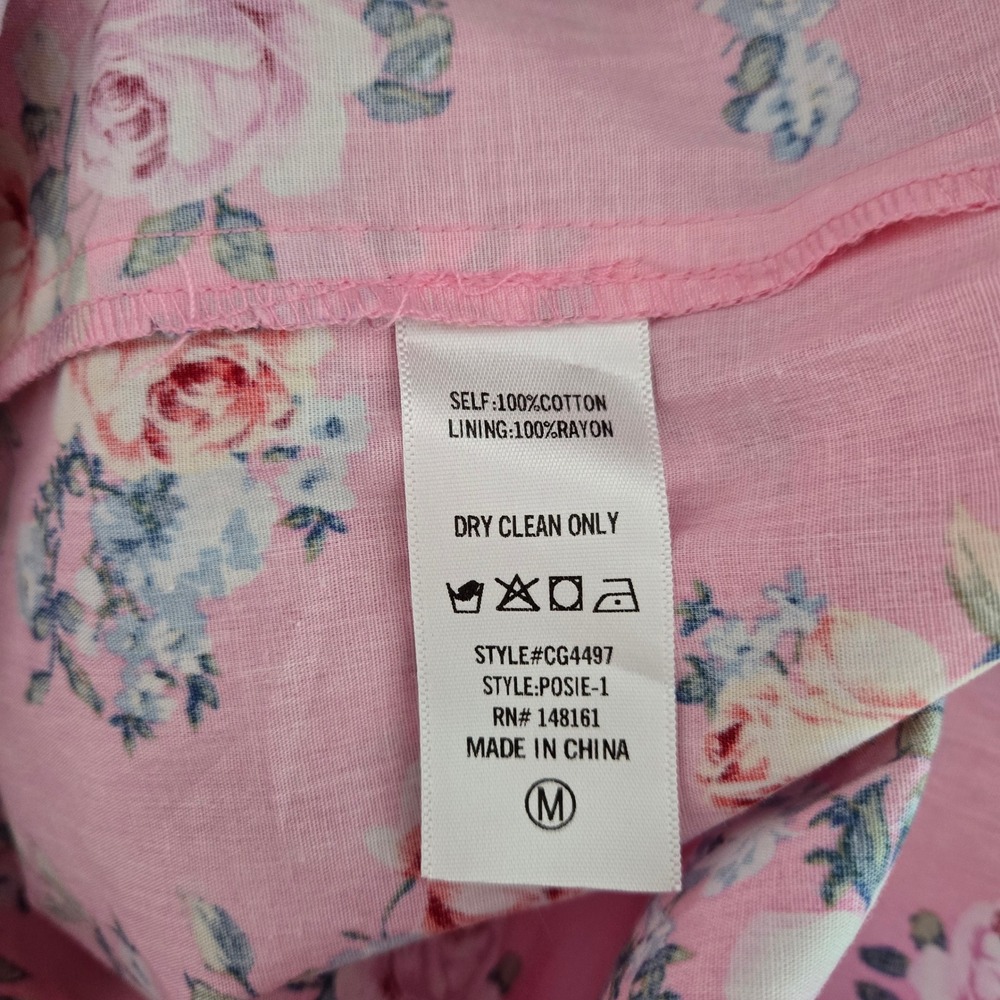 Buddy Love Posie‎ Puff Sleeve Maxi Dress in pink - Size Medium - Picture 8 of 9